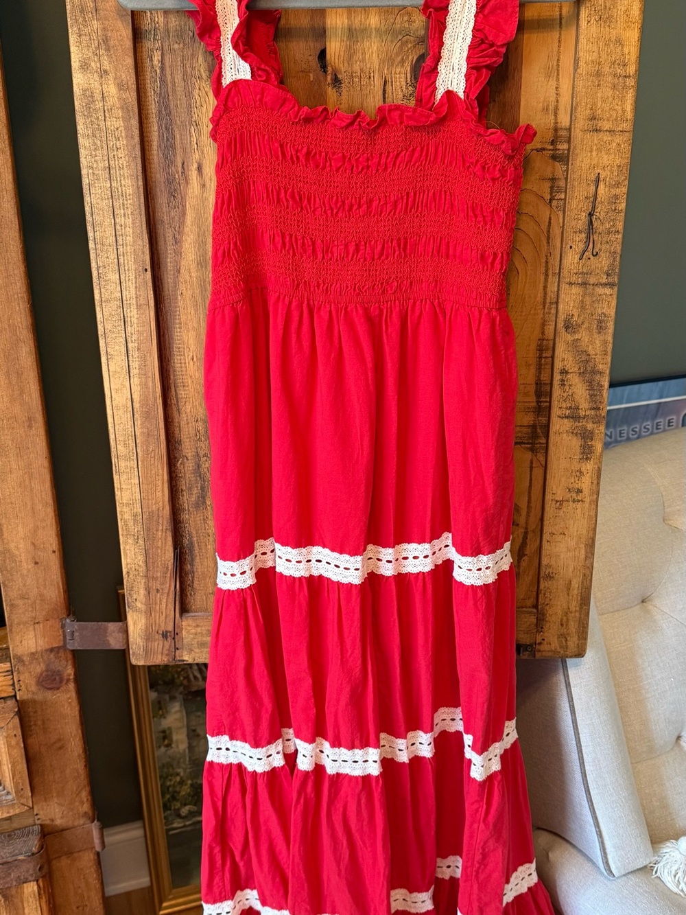 Pinch Red Maxi Sundress - Size L
